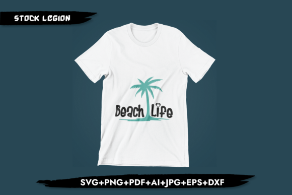 Beach Life: Graphics for T-Shirt Designs