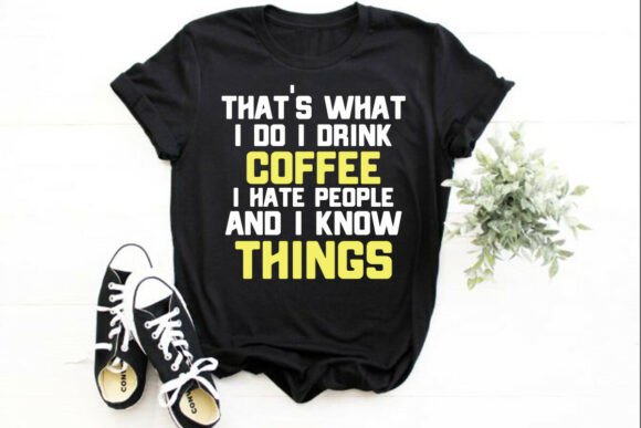 Cappuccino Coffee T-Shirt Design