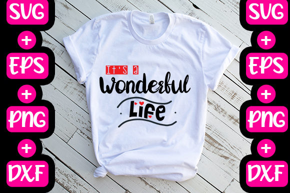 Christmas It’s a Wonderful Life Graphics & T-Shirt Designs