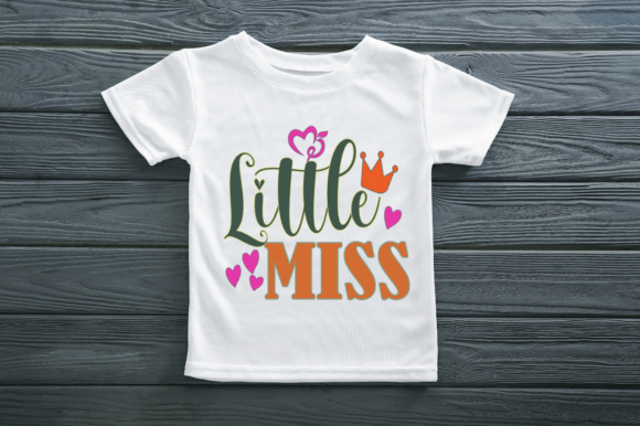 LITTLE MISS - BABY T SHIRT DESIGN