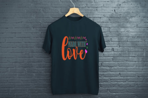 MADE with LOVE - Baby T-Shirt Design