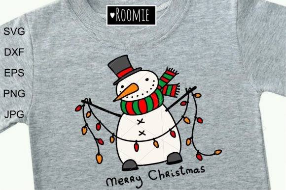 Merry Christmas Snowman Shirt Design: Graphics and Crafts for Creative Publishing