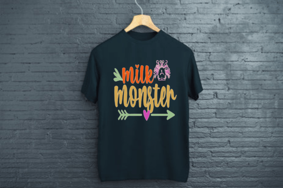 MILK MONSTER - BABY T SHIRT DESIGN