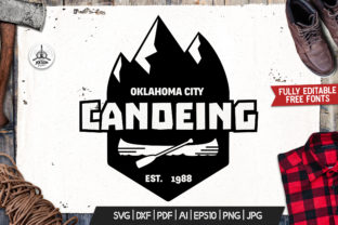 Retro Canoe T-Shirt Design Adventure