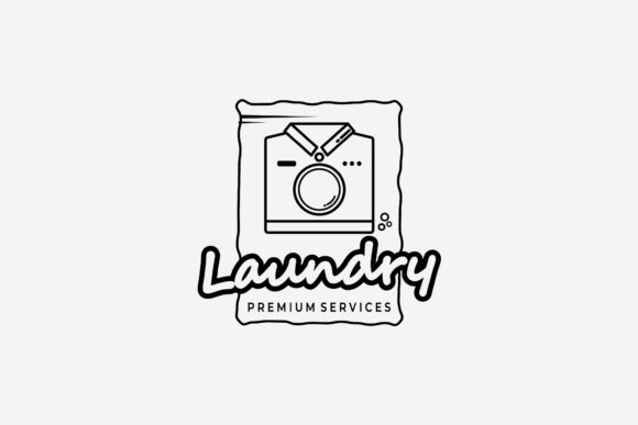 T-Shirt Laundry Modern Business Logo Graphics